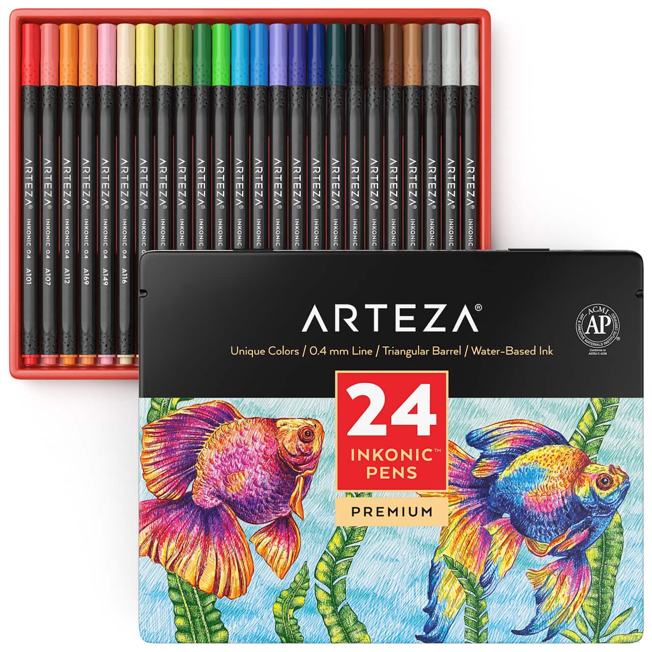 Arteza® Inkonic® 24 Fineliner Pen Set
